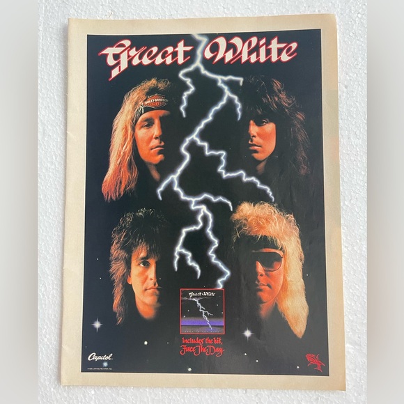 Great White Band Pinup - Picture 1 of 1